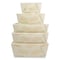 World Centric No Tree Folded Takeout Containers, 65 oz, 6.25 x 8.7 x 2.5, Natural, Sugarcane, 200PK TO-NT-3 - alternate 4